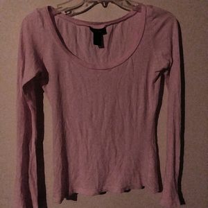 Pale pink Express crop top